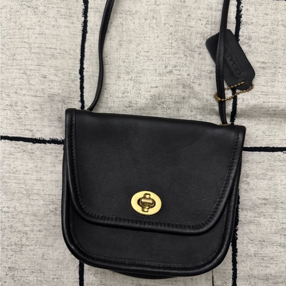 Vintage Coach Black Coach Crossbody Bag